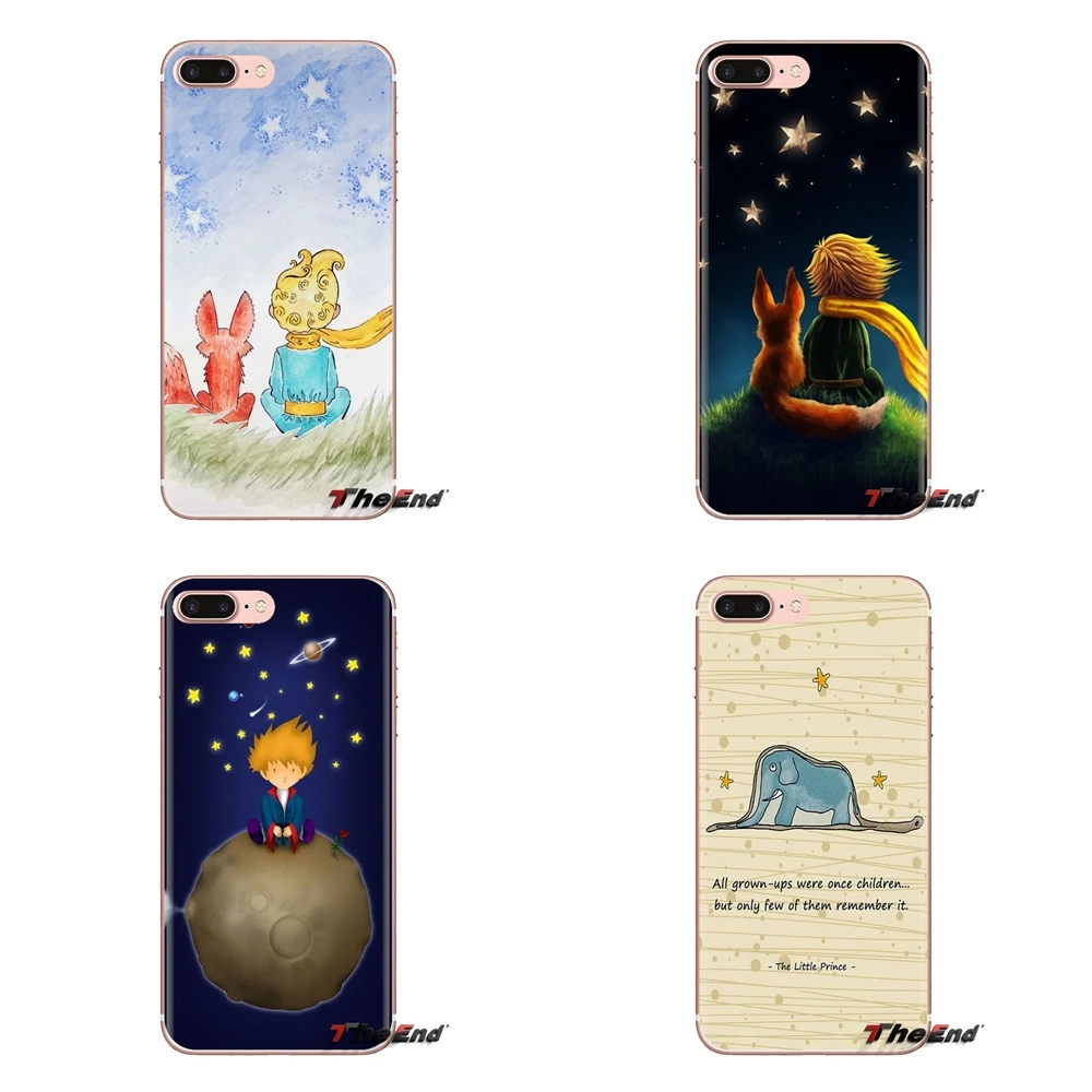 For Samsung Galaxy A3 A5 A7 A9 A8 Star A6 Plus 2018 2015 2016 2017 little prince fox quotes Soft Transparent Cases Covers |