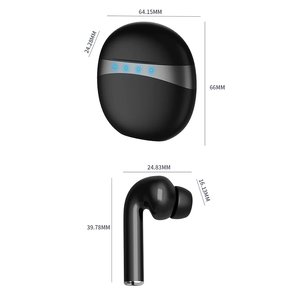 M19 TWS Wireless Bluetooth V5 0 Earphones Stereo Bass Touch Operation Earbuds Bluetooth HiFi Noise Reduction with Charging Box