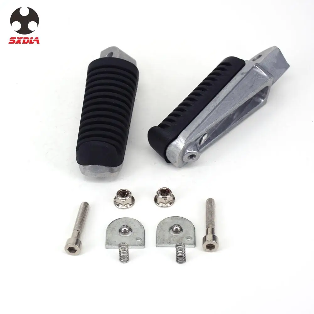 Street Bike Rear Foot Pegs Footrest Pedal For Yamaha FJR 1300 FZ1 FZ 400 FZ6 FZ6R XJR 400 XJR 1200 XJR 1300 XJ6 Motorcycle