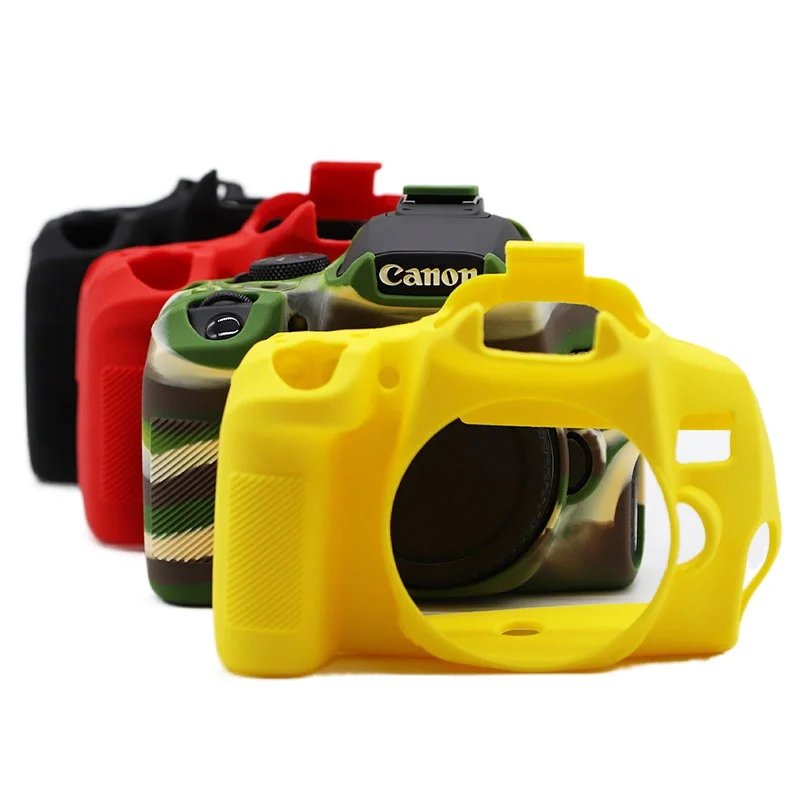 Borsa A Tracolla In Gomma Morbida Con Protezione In Silicone Custodia Protettiva Per Fotocamera Dslr Per Canon 850D T8I