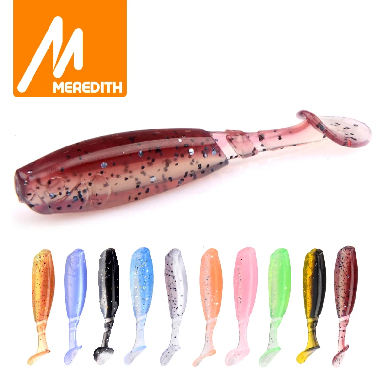 MEREDITH 2 16 &quot10 шт рыболовная Мягкая наживка профессиональная 55 мм/2 3 г качественные