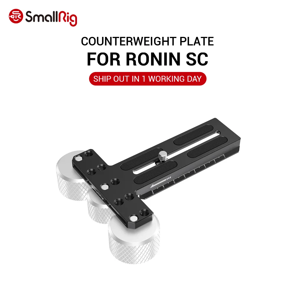 

SmallRig DSLR Camera Gimbal Ronin SC Plate Counterweight Mounting Plate for DJI Ronin-SC Stabilizer fr Video Balance Adjust 2420