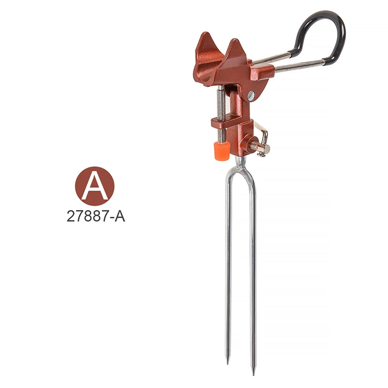 

Fishing Pole Rod Holder Tackle Kit Adjustable Handle Support Stand Stable