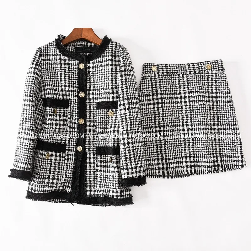 

One's Graceful Soft It Suit Jacket High Waist Skirt A- line Skirt Short Skirt Two-Piece Set Entity