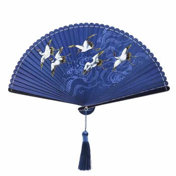 

Chinese foldable fan, classical bamboo fan, ancient Chinese clothing, dance fan, Chinese style for men and women fold fans