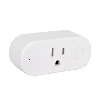 

15A Mini USA Wifi Plug With Voice Control Surge Protector Smart Socket Support for Amazon ECHO Google Home IFTTT