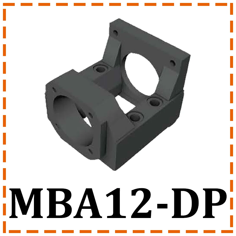 MBA12-DP SYK Премиум кронштейн двигателя шариковый винт корпус двигателя MBA12 для шагового двигателя NEMA17 NEMA23 NEMA34 комплект с блоком поддержки FK12 BF12 и муфта профессиональные компоненты ЧПУ для машины - Цвет: MBA12-DP