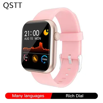 

QSTT R3L smart watch women Blood pressure oxygen monitor with game function multilingual smartwatch men for Android IOS