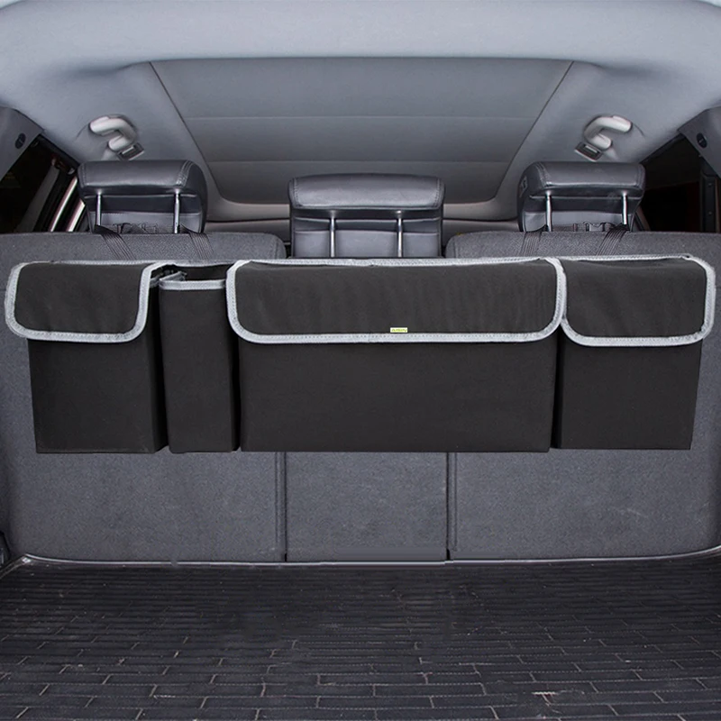 

Car Trunk Organizer Adjustable Backseat Storage Bag High Capacity Multi-use Oxford Automobile Seat Back Organizers