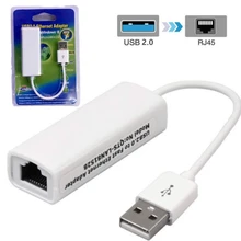 Adaptateur Ethernet 10/100Mbps, carte réseau USB A vers Rj45 Lan, connecteur pour Macbook, PC, ordinateur portable Windows, câble Internet filaire
