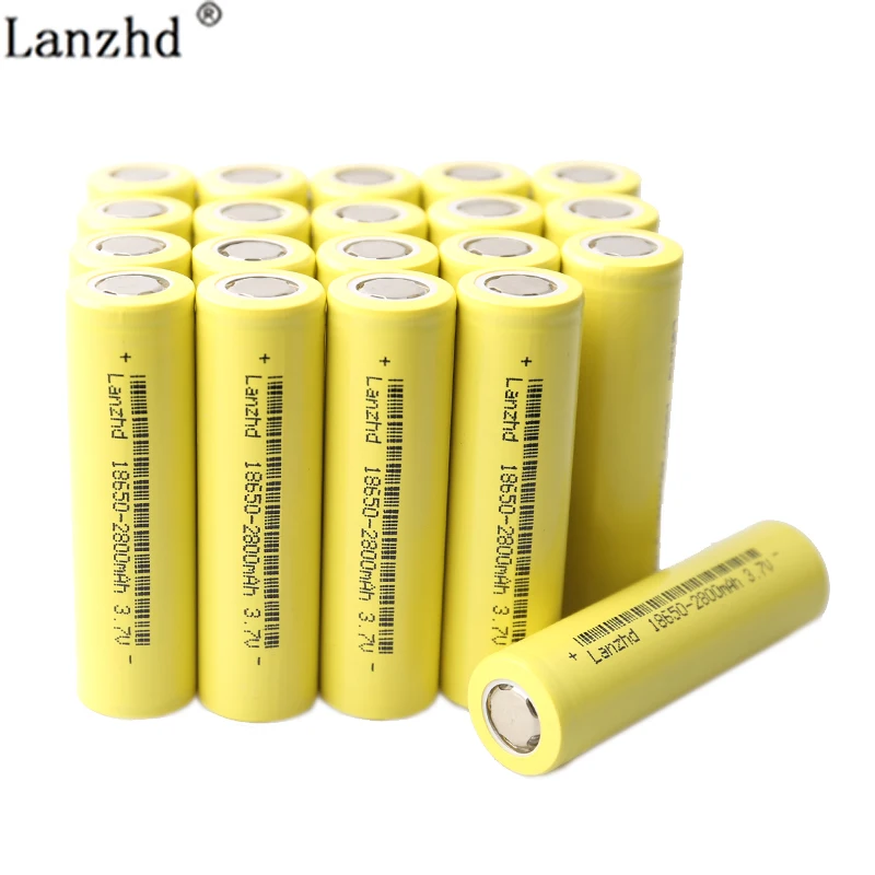 8-40pcs 18650 Battery 2800mah Li Ion 3.7v 18650 5c Discharge Power ...