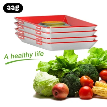 

plastic food tray magic elastic fresh tray Refrigerator Food fresh Storage Container food preservation tray for kitchen