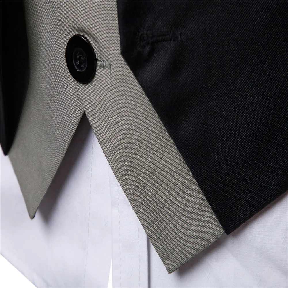 SWAGWHAT прибытие платье жилет для мужчин Slim Fit Мужская жилетка, костюм жилет Homme Повседневная Формальная деловая куртка без рукавов