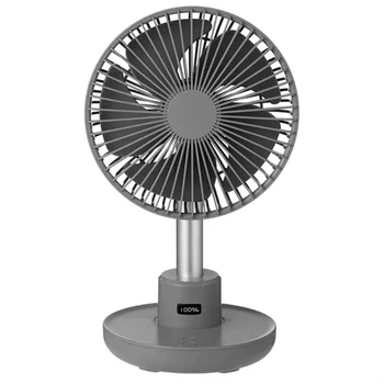 

Cooling Fan 3-Speed Adjustable Portable Mini Hand Fans 4000Mah Rechargeable Micro-USB desk Air Cooling Fan