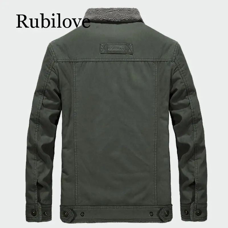 Rubilove мужские толстые флисовые пальто Зимние теплые куртки мягкие повседневные с капюшоном термо парка новые мужские пальто Мужская брендовая одежда