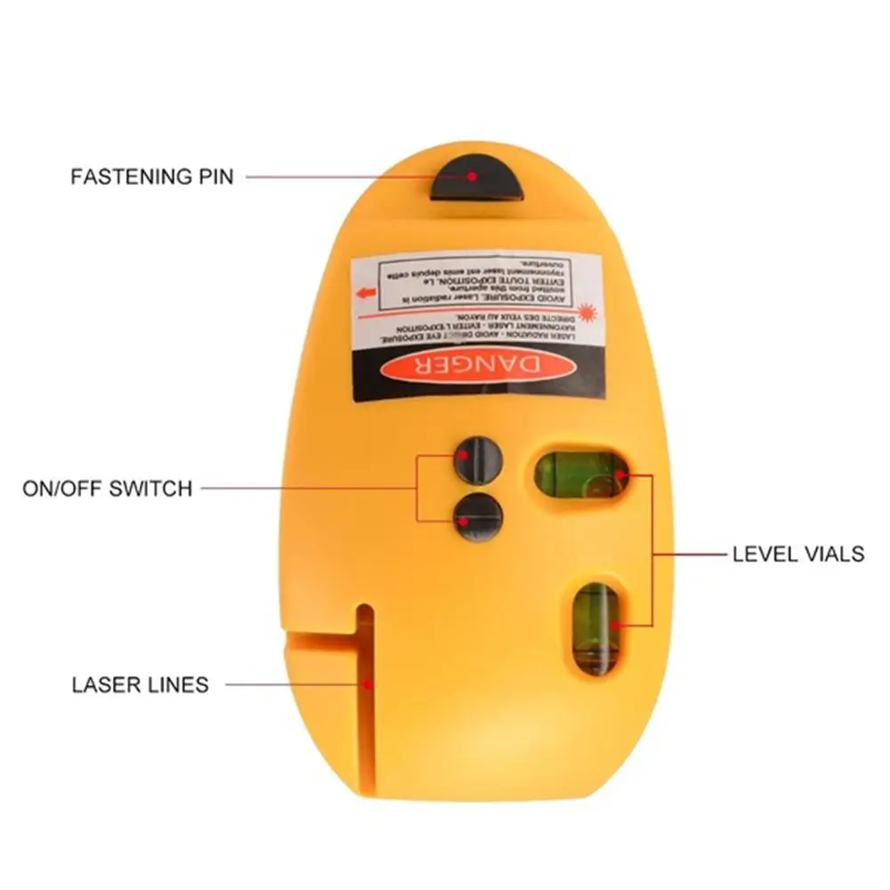 90 Degree Infrared Spirit Level Level Right Angle Measuring Tool House Decoration 40FP21