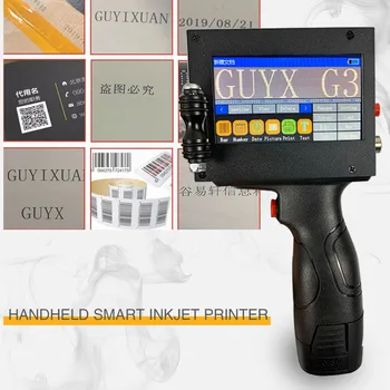 

MX3 handheld intelligent inkjet printer small production date food packaging code machine batch number sweep spray gun