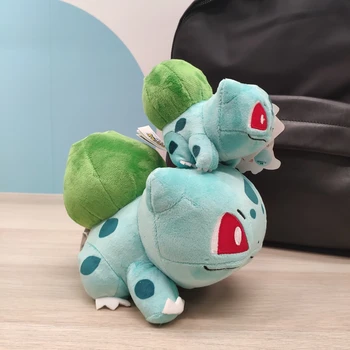 

Bulbasaur plush bag Pendant doll cute mascot decoration quality garlic tortoise toys soft for girlfriend Children day gift