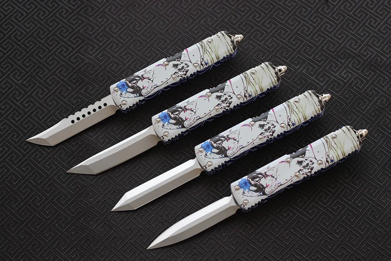 MIKER X85 Одноместный ЧПУ D2 6061-T6 алюминиевая ручка, Открытый EDC Охотничий Тактический инструмент обеденный кухонный нож