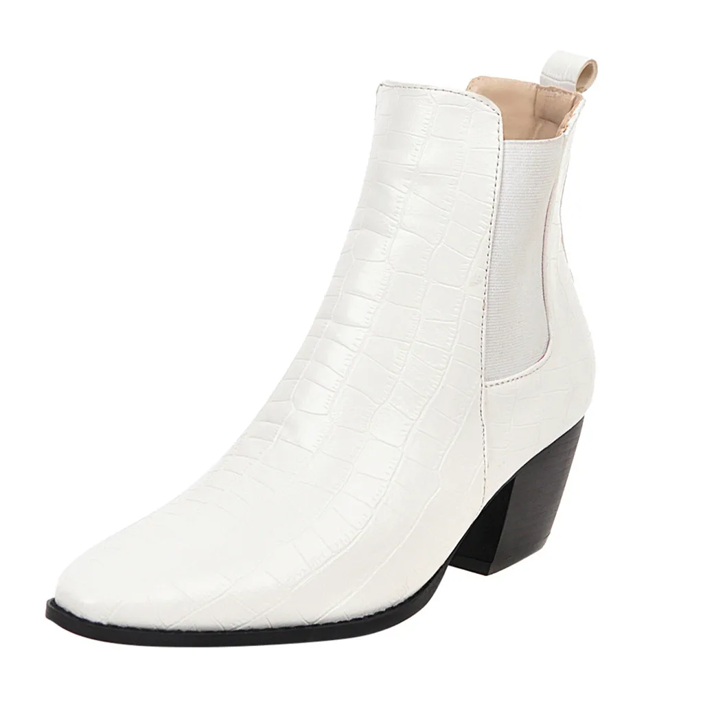 crocodile pattern boots