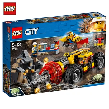 

LEGO Blocks City Series Heavy Mining Drilling Machine 60186 294pcs/pzs-5years old Children Toys Festival Gift