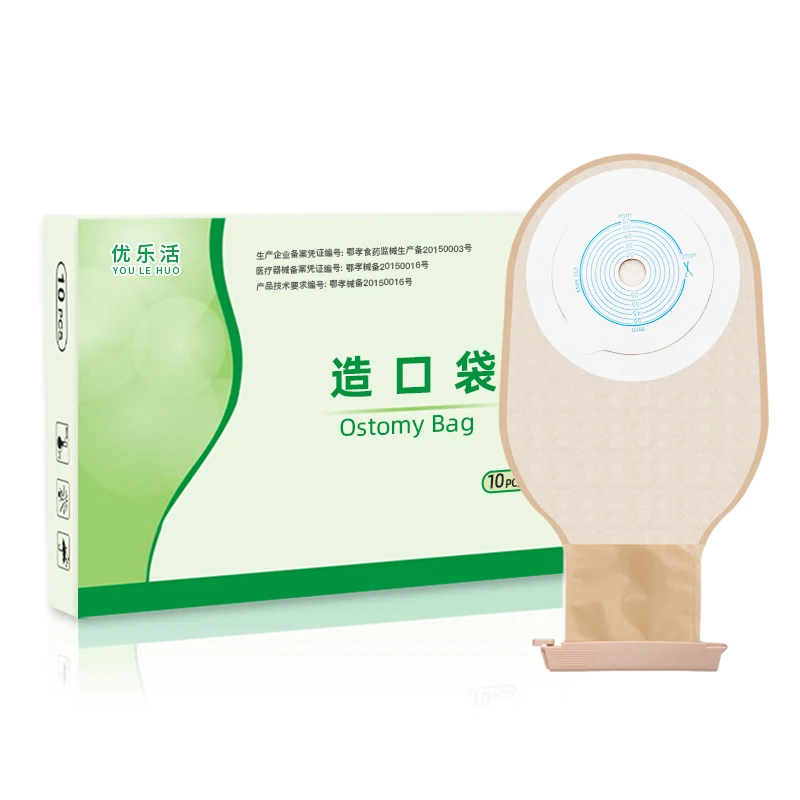 One Piece Colostomy Bags 10 Pcs Ostomy Bags Drainable Colostomy Bags Double Layers Adhesive Anti Leak Stoma Pouch Bag 15 57mm Braces Supports Aliexpress
