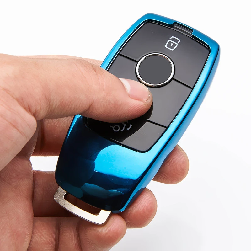 KUKAKEY ТПУ Автомобильный Брелок чехол для Mercedes Benz W213 W212 W211 E класс E200 E300 E320 Стилизация брелка чехол Аксессуары
