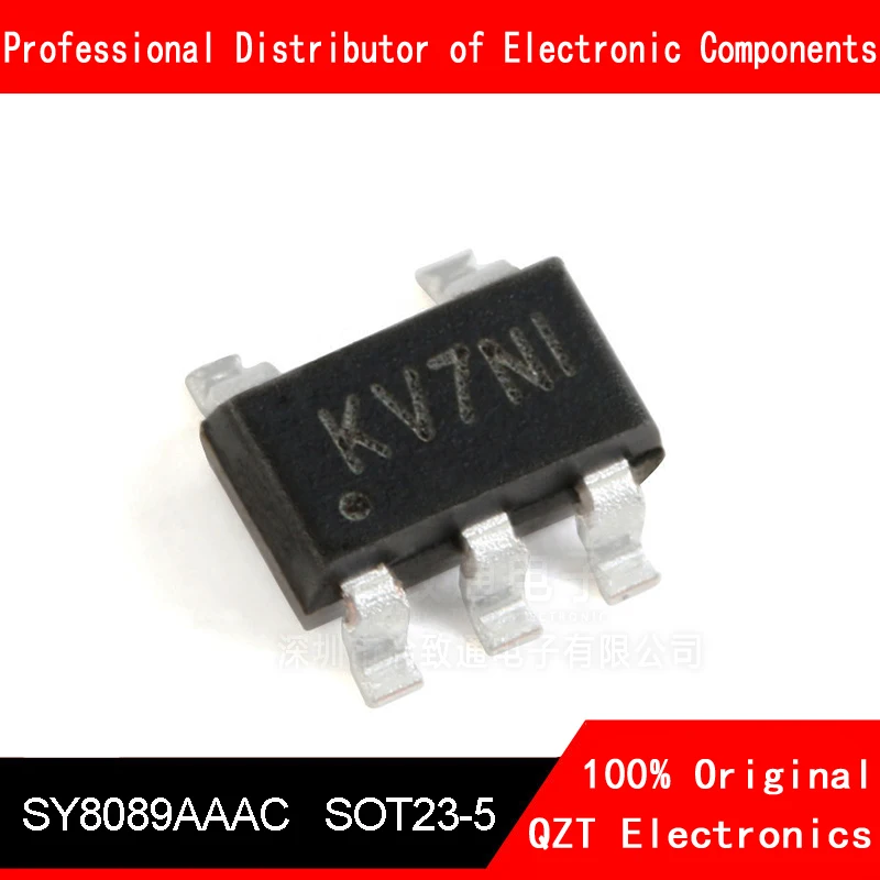 10pcs/lot New SY8089AAAC SY8089A KVXXX KV step-down chip SOT23-5 10pcs sgm2019 3 3yn5g sgm2019 3 3 silk screen yj33 sot23 5 linear regulator chip