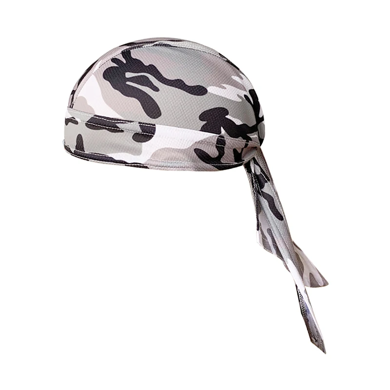 Cycling Caps Quick Dry Breathable Pirate Cap Helmet Moisture Wicking Sunshade Head Cover Headscarf Bandana Headbands NEW | Спорт и