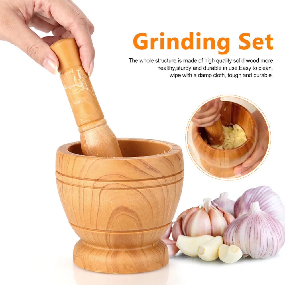 

Kitchen Accessories Kitchen Hand Manual Plastics Garlic Spices Mortar Pestle Pepper Minced Tool Pepper Grinder