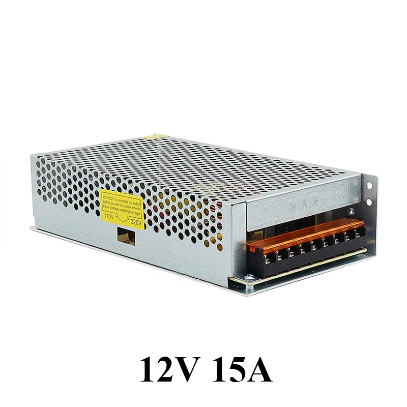 12V Питание AC-DC 220 В до 12 В 1A 2A 3A 5A 10A 20A 30A 40A 50A переключение Питание AC-DC переключение Питание источник - Питание: 12V 15A 180W
