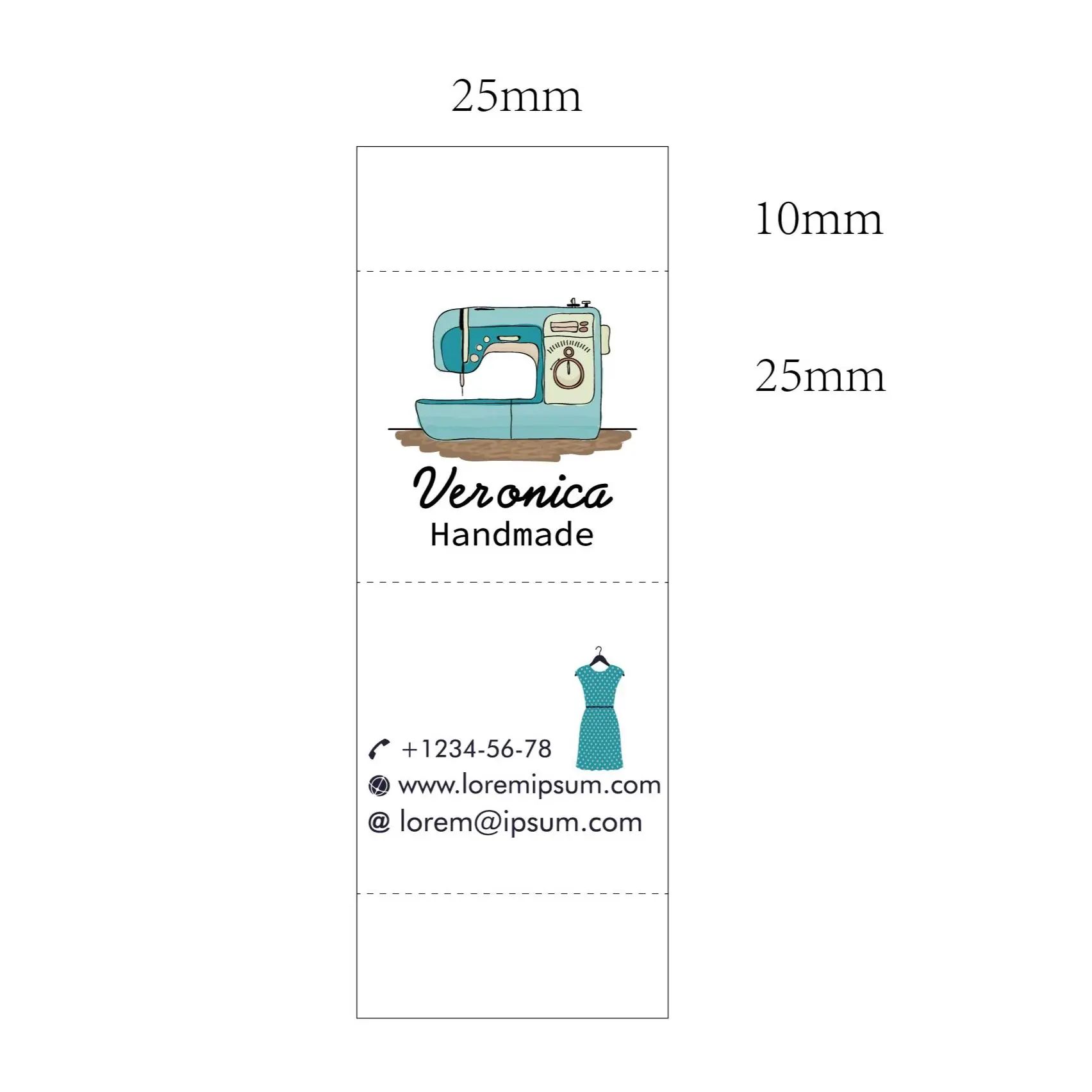 25*70mm Custom Clothing Label-personalized Brand Organic Cotton Webbing Label Logo or Text Sewing Label 10-100 Pcs Clothing Labels Garment Labels Sewing Labels