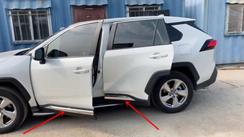 1 комплект ABS хромированные дверные кузова под давлением для Toyota RAV4 2019 2020 2021 двери