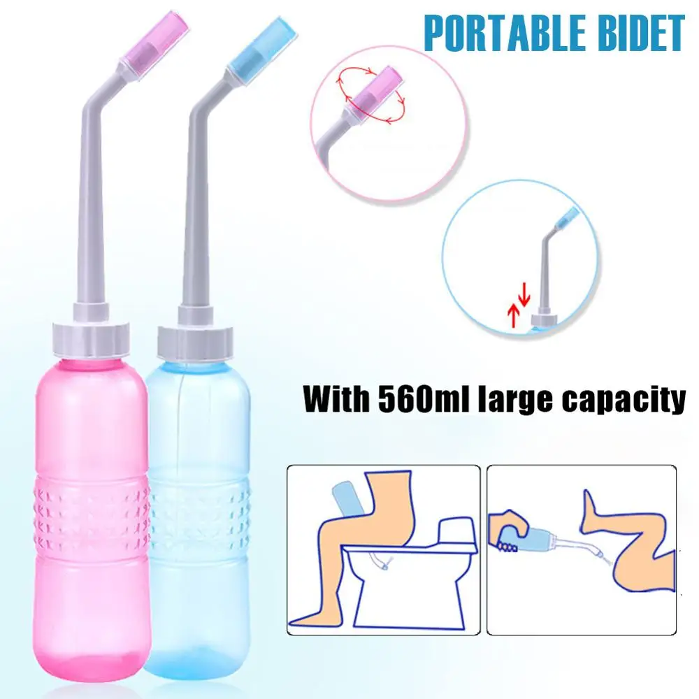 

500ml portable bidet Travel Hand Held Bidet Sprayer Personal Cleaner Hygiene Bottle Spray Washing