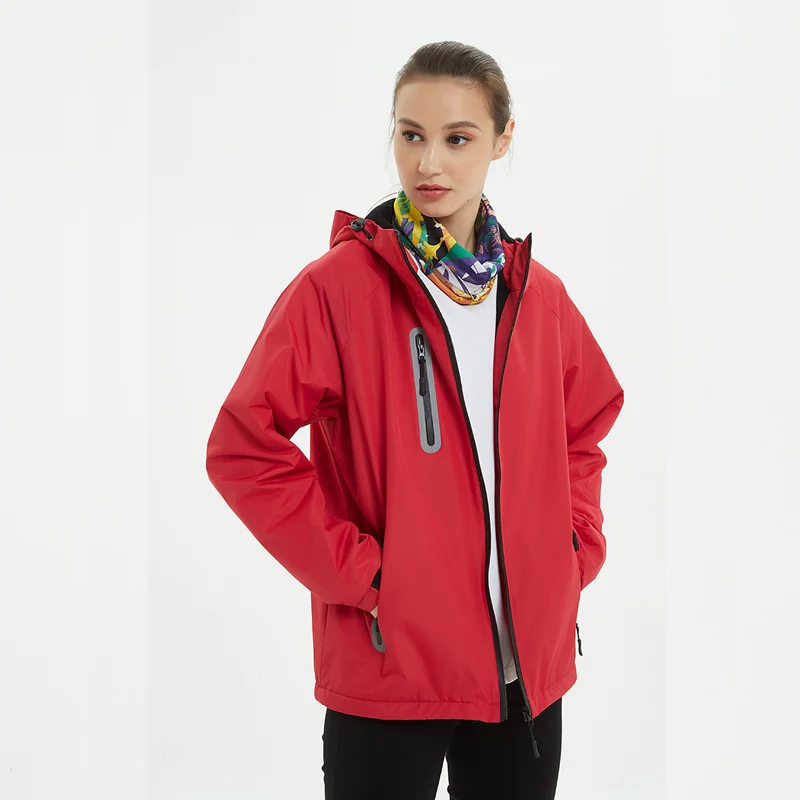 

Women's Casual Waterproof Jacket 2019 Spring Autumn Tourism Windbreaker Bomber Jacket female Raincoat Windproof Hooded Coat 4XL