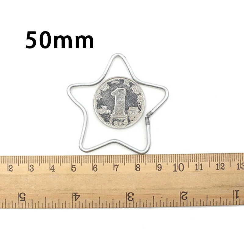 Party DIY Supply Iron Circle Hoops Heart Star Shape for Dream Catcher Home Decor mold model diy graft handmake