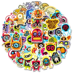 50 PCS Cartoon Personality Graffiti Little Monster Sticker Guitar Laptop Helmet Automobile Water Cup Stationery Decorate Sticker