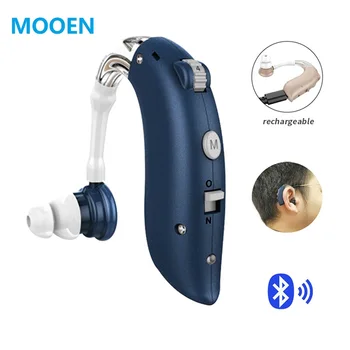 

Rechargeable Hearing Aid Bluetooth Digital Hearing Aids for The Elderly Audifono Hearing Amplifier Adjustable Hearing Device BTE