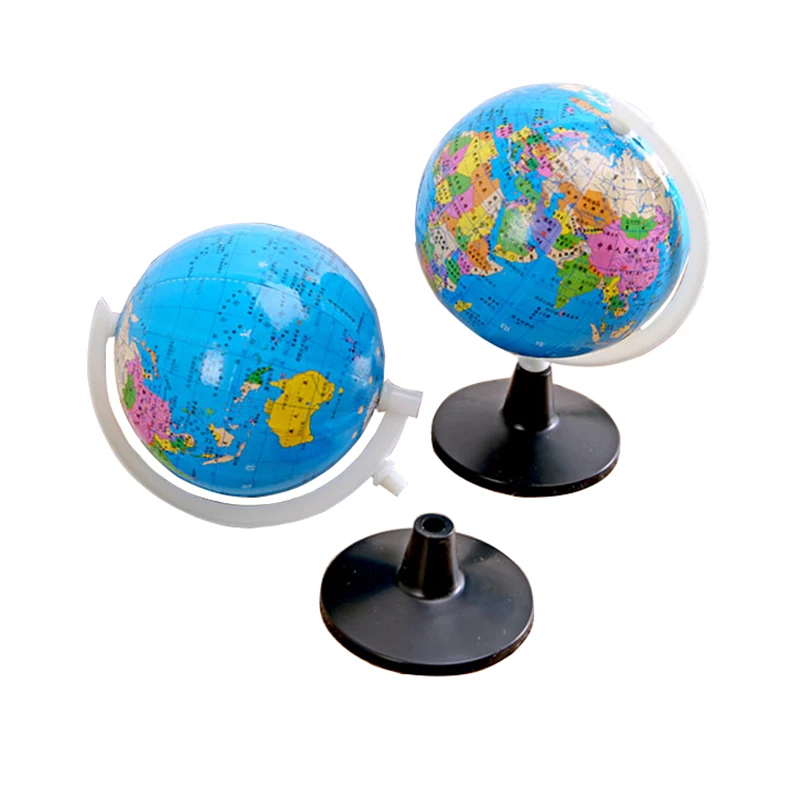 1 шт., глобус, Карта мира, земля, пластиковый шар, география, образование, кронштейн игрушки, развивающие игрушки, украшение дома, детские подарки