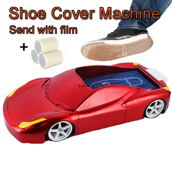 

Car Shape Automatic Shoe Cover Dispenser Shoes Sole Cover Machine for Household Hotel Office Time & Labor Saving Send with Film