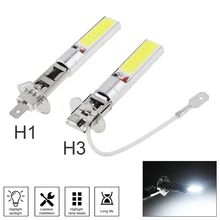 

Car Fog Light H1 H3 Canbus Super Bright LED Bulb Headlight COB 12V Running Light Auto Motorcycle Lamp