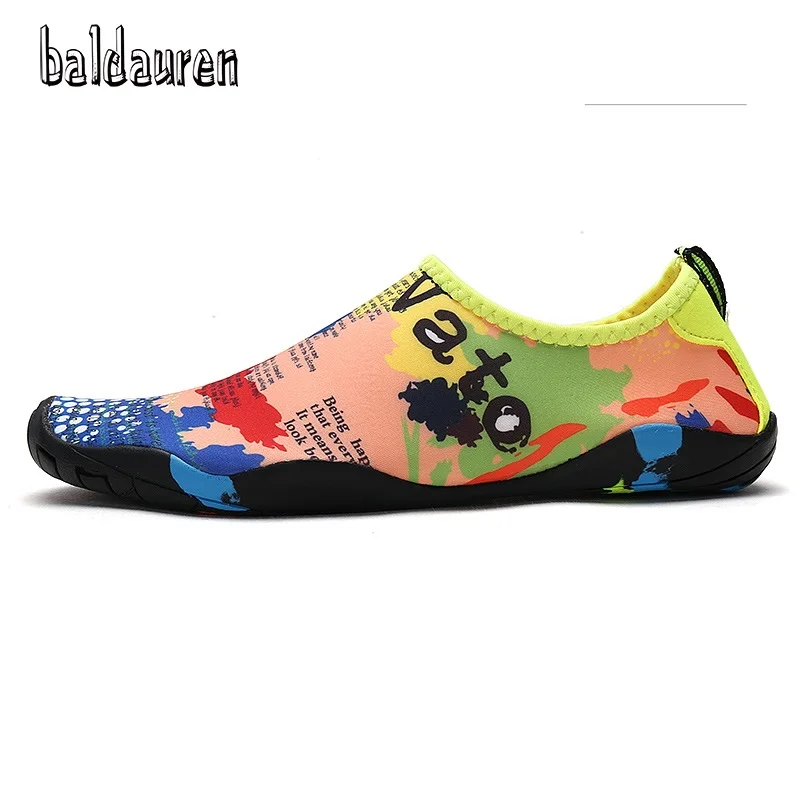 

BALDAUREN Camouflage Beach Sneakers Slip-On Aqua Shoes Men Quick-Drying Water Beach Shoes For Men Outdoor Swimming Shoes Men