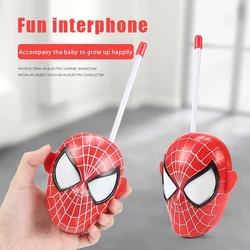 Walkie talkie Spider Man de Disney pour enfants, nouveau jouet interactif éducatif, intercom, 30m, appel sans fil, cadeau pour parents et enfants 