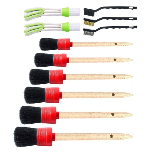 Window Cleaning Brush Car Detailing Brush Interior Exterior Cleaning Brush