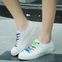 1 пара плоские модные парусиновые туфли спортивные шнурки унисекс шнурки для обуви ремень