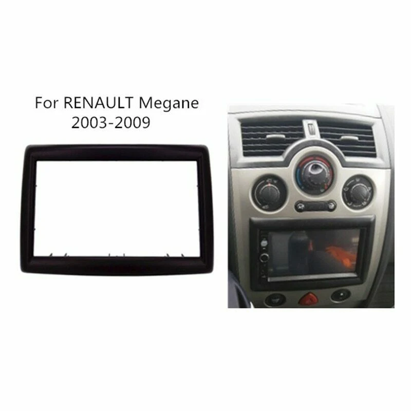 Для Renault-Megane II 2003-2009 2Din Аудио панель модификация панель DVD навигационная Панель рамка Автомобильная панель стерео радио Панель