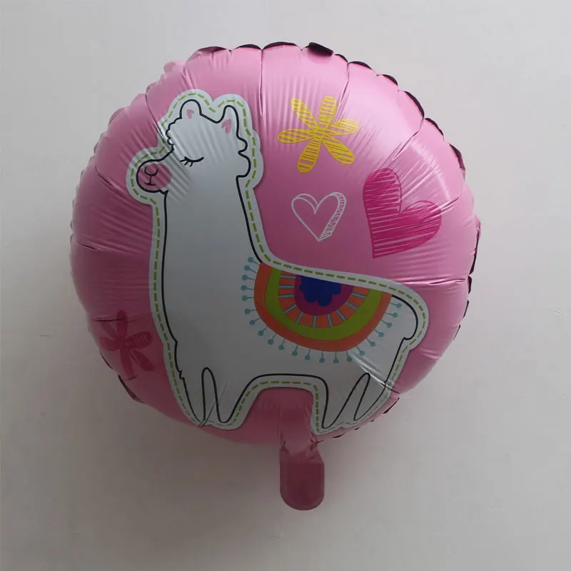 alpaca 2 шт. мини-шары из фольги для животных украшения для дня рождения Детские шарики для рыбки надувные игрушки Детские шарики для вечеринки - Цвет: alpaca