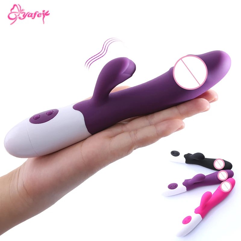 Dildo G Spot Rabbit Vibrators for Women Vaginal Clitoral Massager 30 Speeds Female Masturbator Adults Erotic