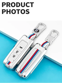 Guscio del supporto della copertura della custodia della chiave a distanza dell'automobile in lega di zinco per Baojun 510 730 360 560 RS-5 530 630 per Wuling Hongguang accessori Auto 3 Guscio del supporto della copertura della custodia della chiave a distanza dell'automobile in lega di zinco per Baojun 510 730 360 560 RS-5 530 630 per Wuling Hongguang accessori Auto - Guscio del supporto della copertura della custodia della chiave a distanza dell automobile in lega