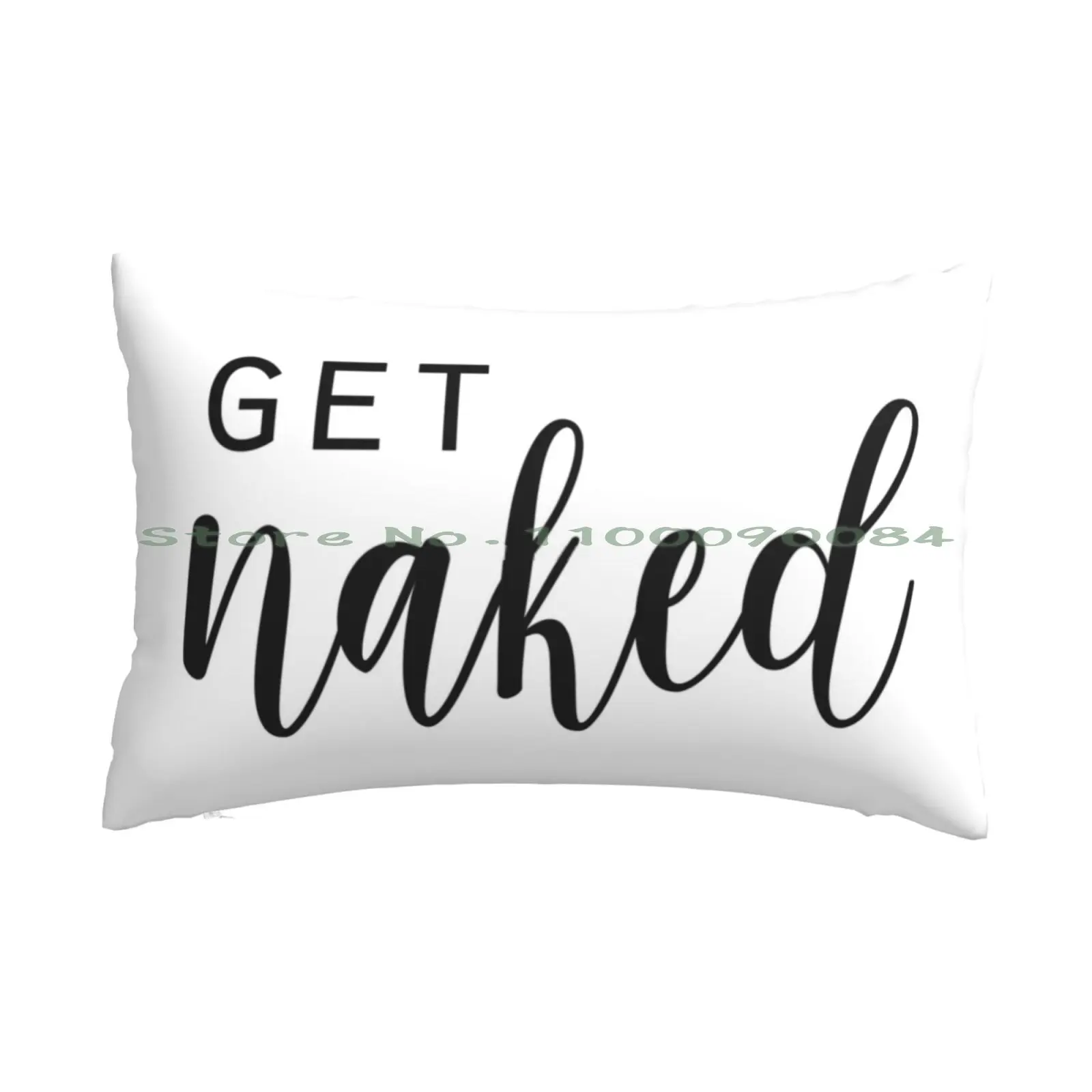 

Get-Get Black And White-White And Black Get Pillow Case 20x30 50*75 Sofa Bedroom Black White Fun Bathroom Get Wife Girlfriend